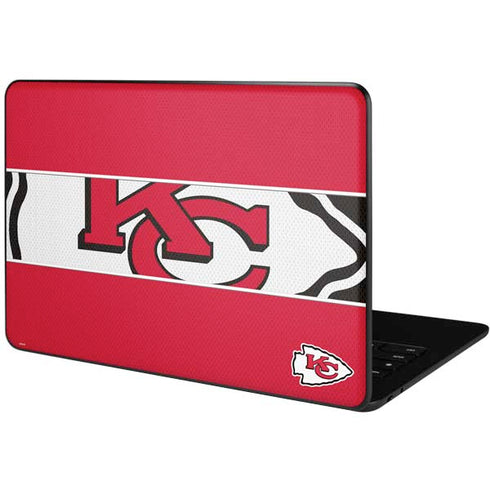 NFL Kansas City Chiefs Zone Block Google Pixelbook Go Skin